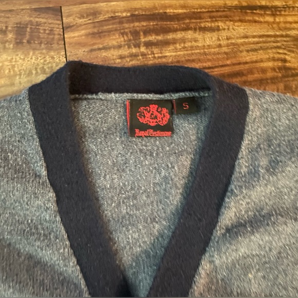 Blue Cardigan Sweater - Picture 5 of 6